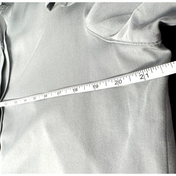 Open Edit Relaxed Fit Long Sleeve Button Up Shirt - Picture 9 of 13